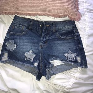 Star jeans shorts